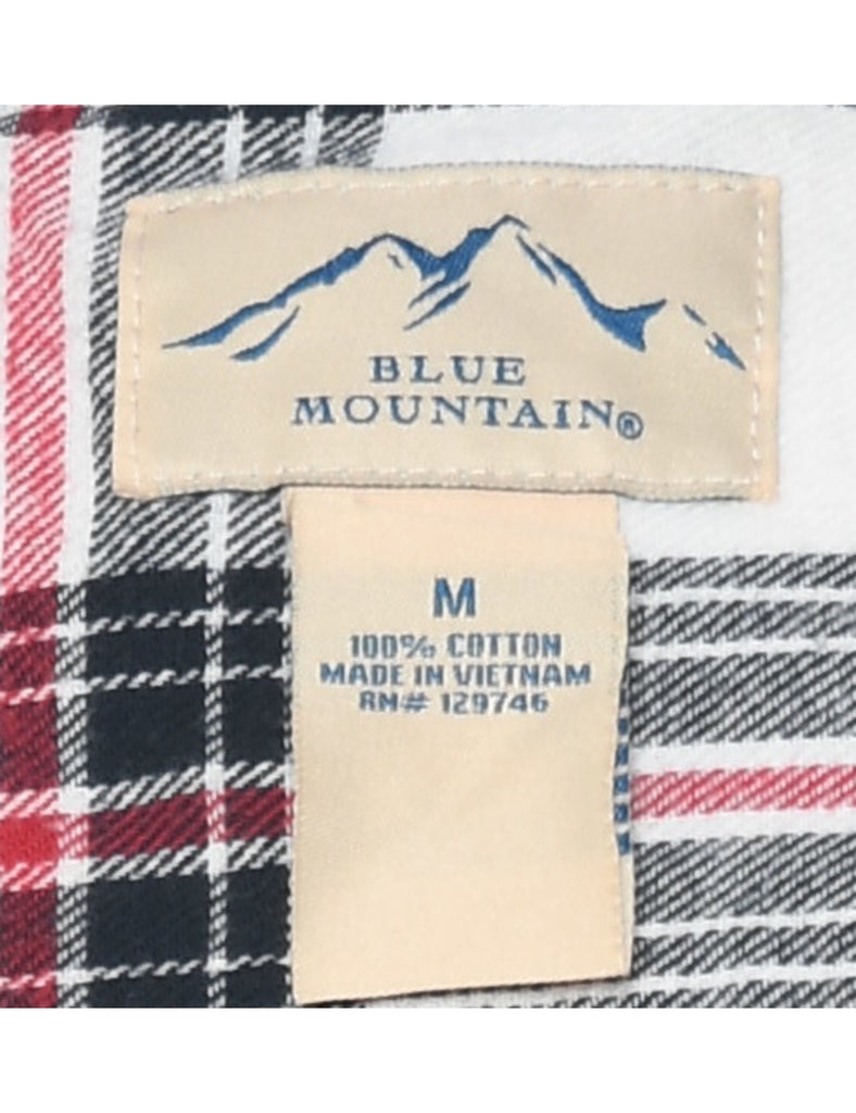 White Checked Shirt - M