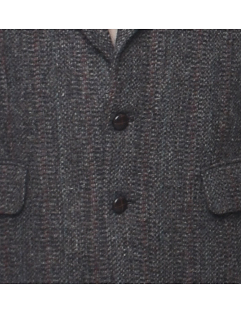 Wool Dark Grey Blazer - L