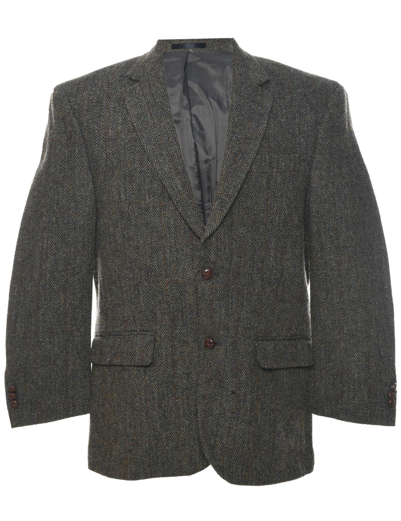 Wool Harris Tweed Blazer - L