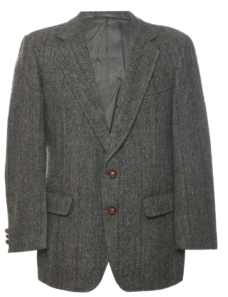 Wool Harris Tweed Blazer - L