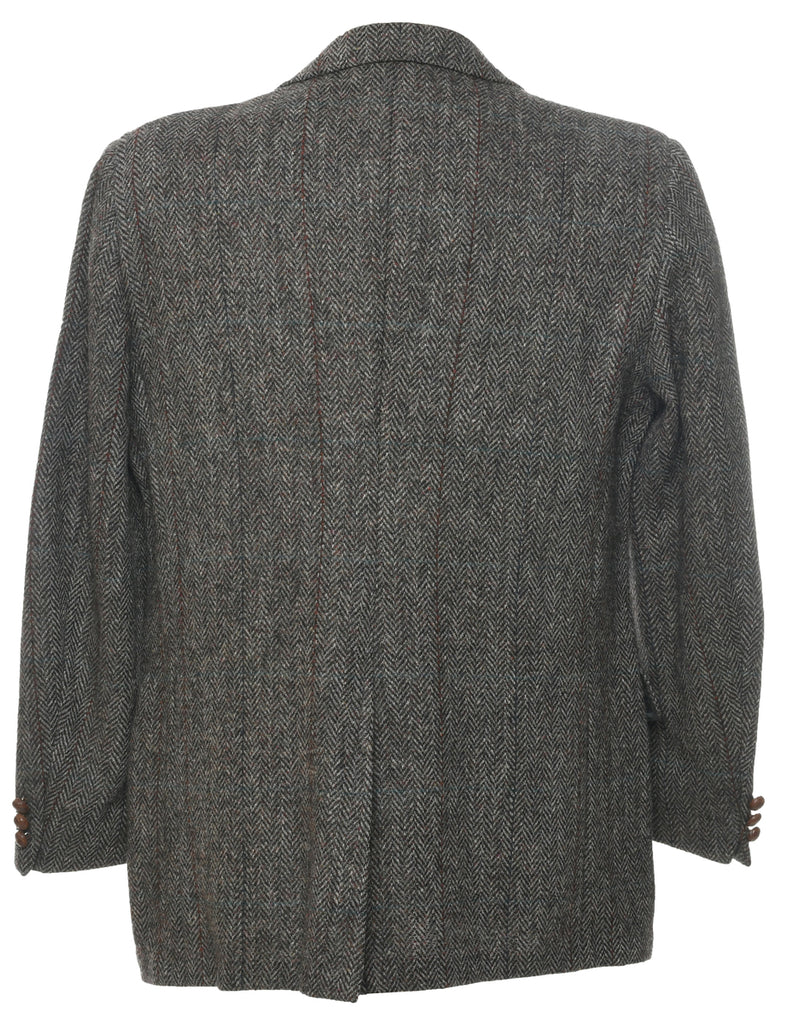 Wool Harris Tweed Blazer - L
