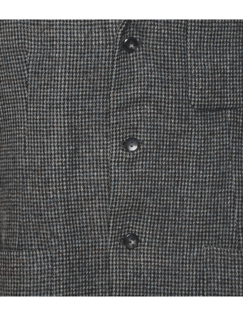 Wool Harris Tweed Blazer - L
