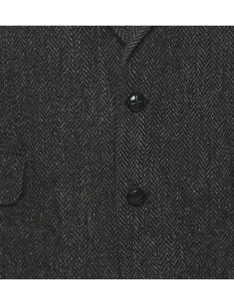 Wool Harris Tweed Blazer - L