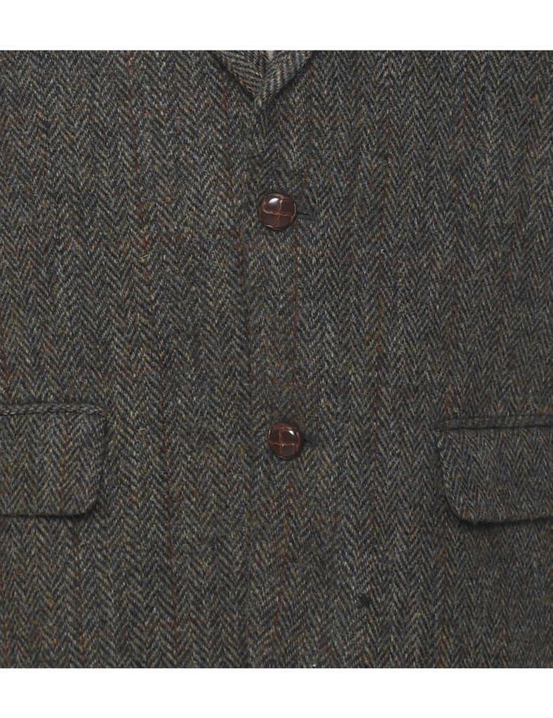Wool Harris Tweed Blazer - L