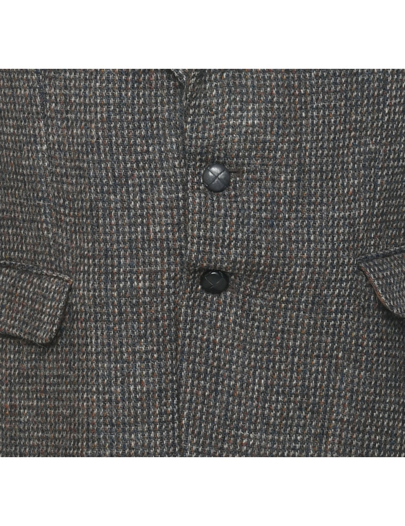 Wool Harris Tweed Blazer - L