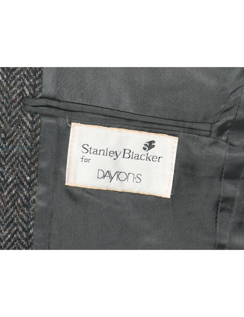 Wool Harris Tweed Blazer - L