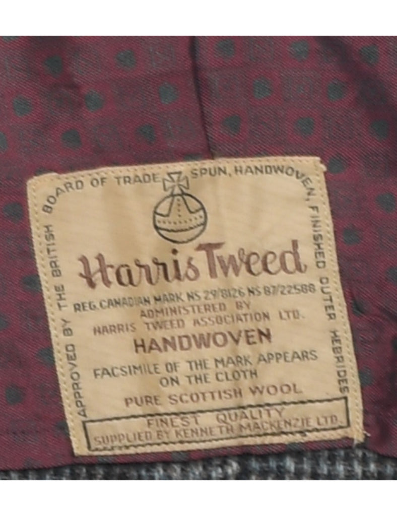 Wool Harris Tweed Blazer - L