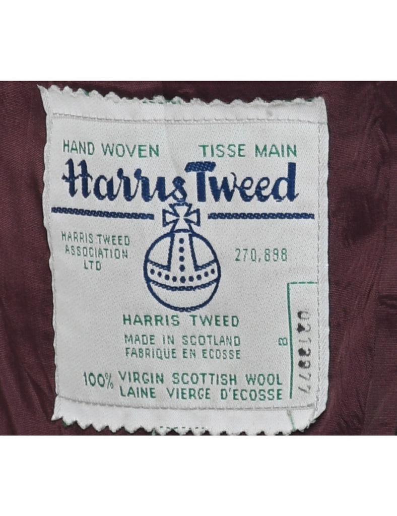 Wool Harris Tweed Blazer - L