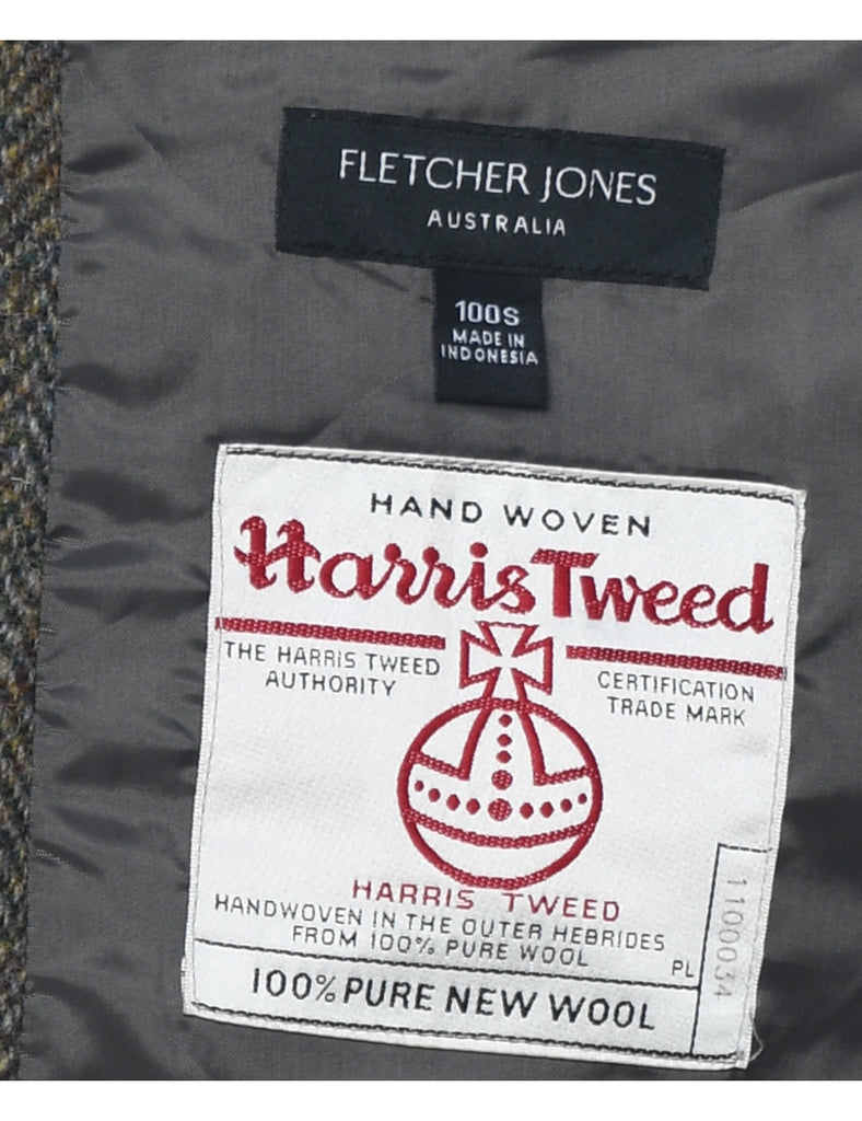 Wool Harris Tweed Blazer - L