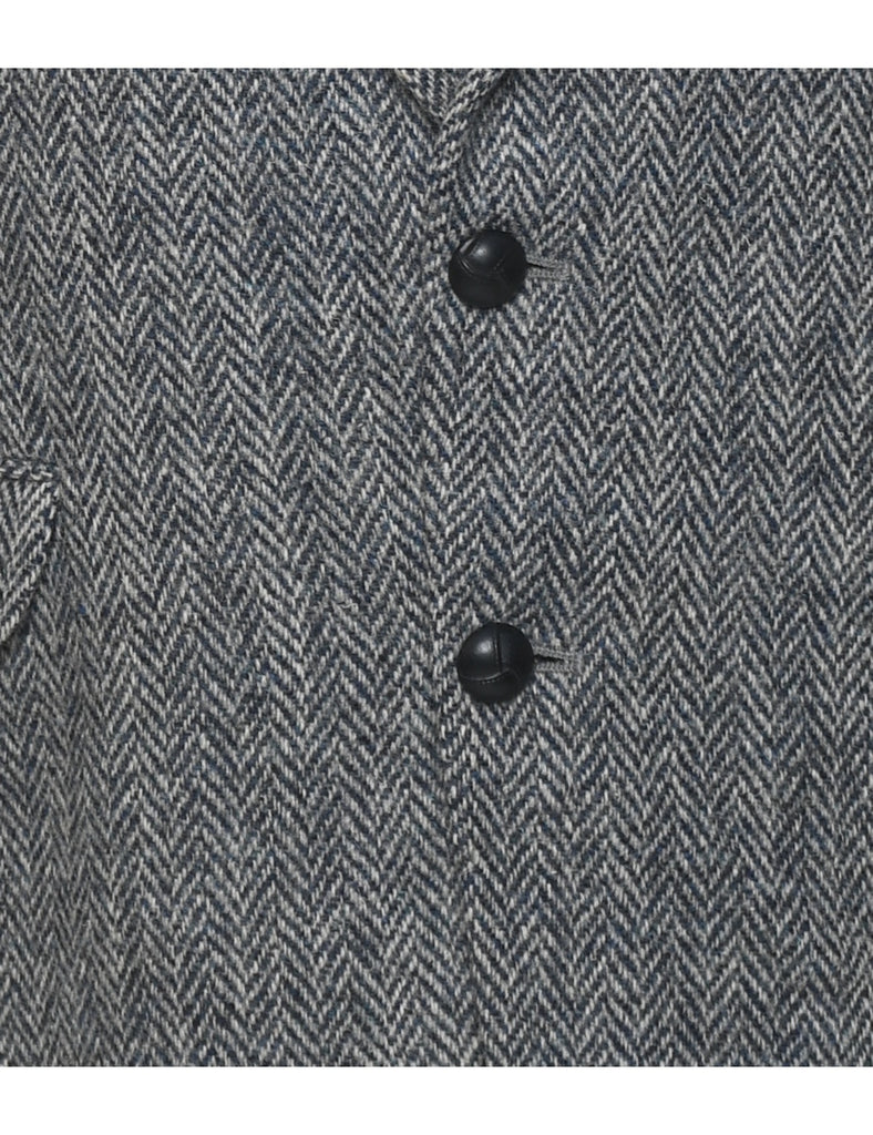 Wool Harris Tweed Blazer - M
