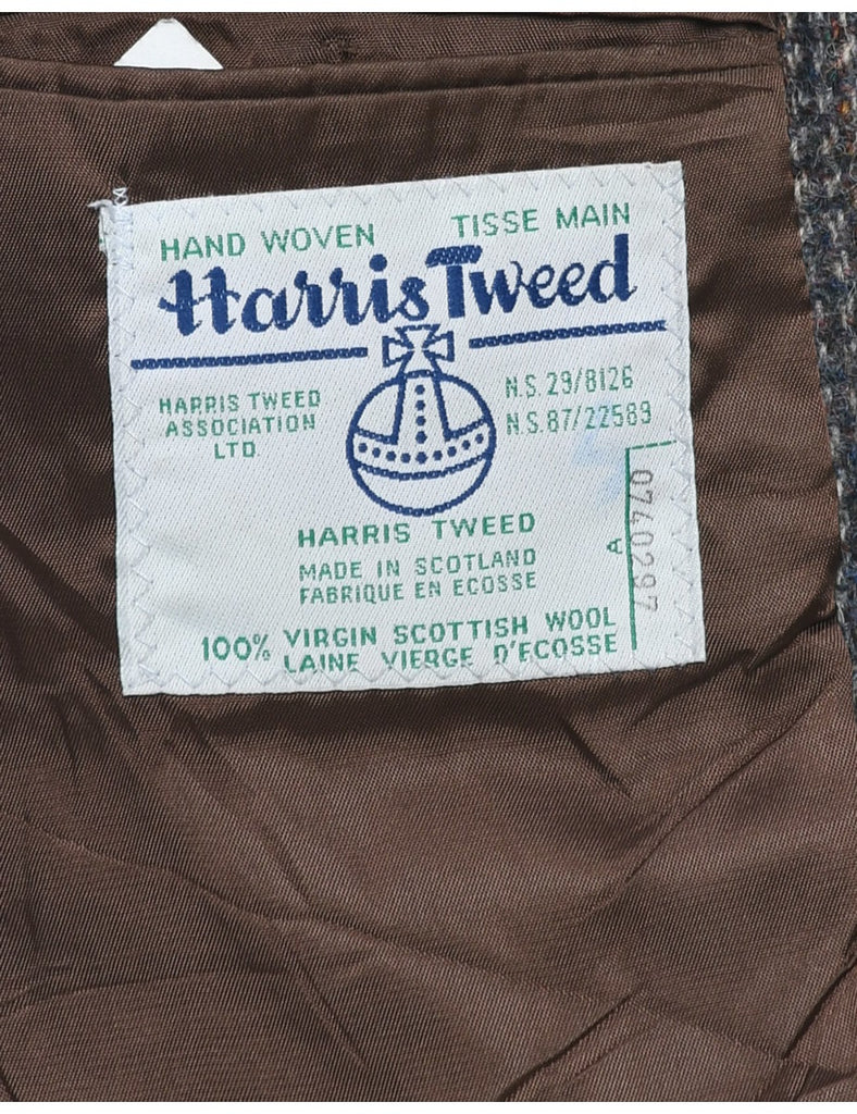 Wool Harris Tweed Blazer - L