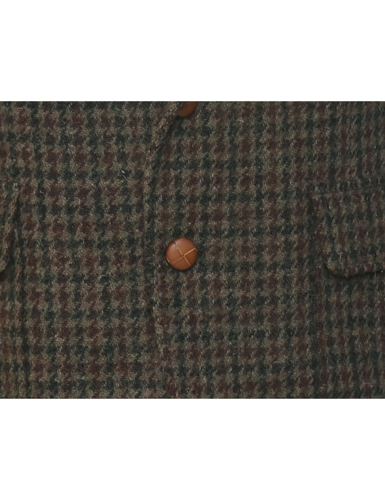 Wool Harris Tweed Blazer - L