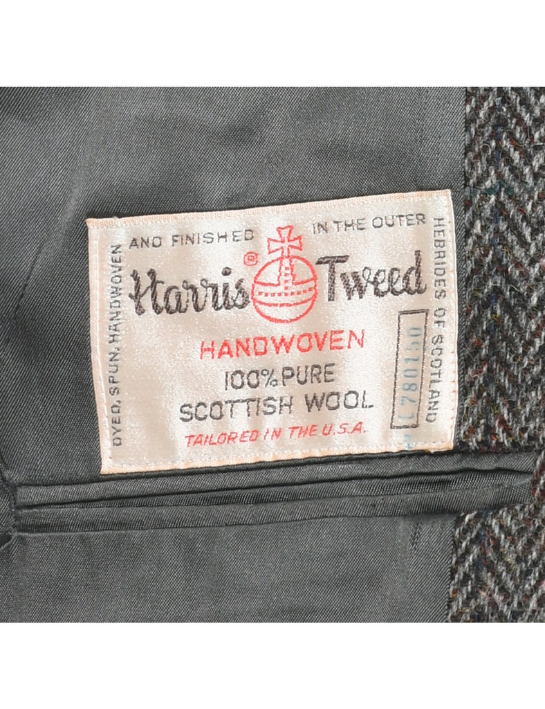 Wool Harris Tweed Blazer - L