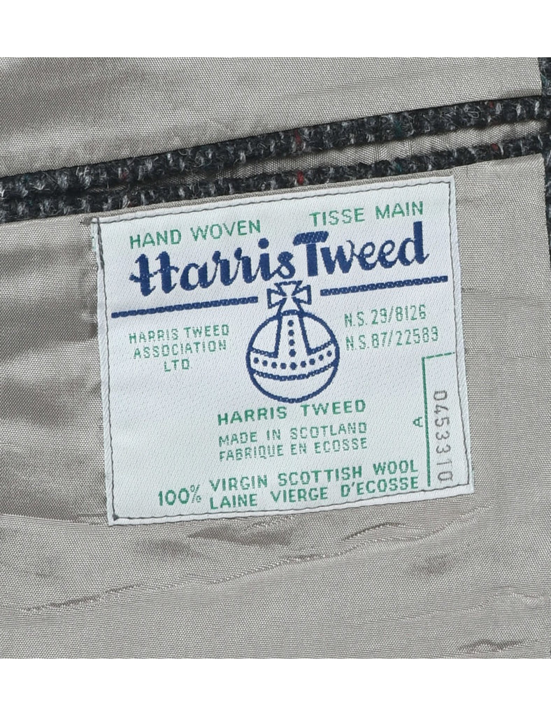 Wool Harris Tweed Blazer - M