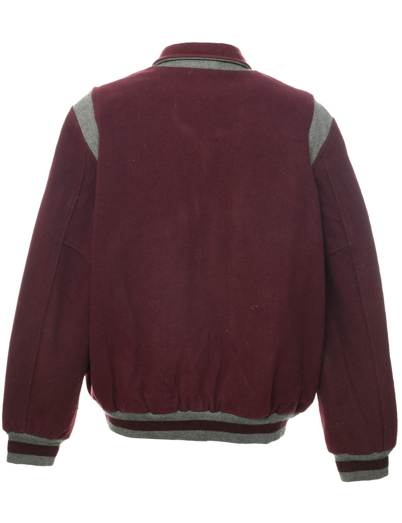 Wool Letter Man Team Jacket - XXL