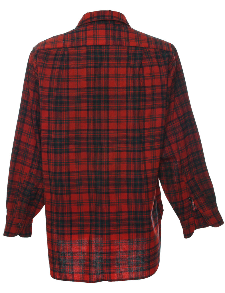 Wool Pendleton Checked Shirt - L