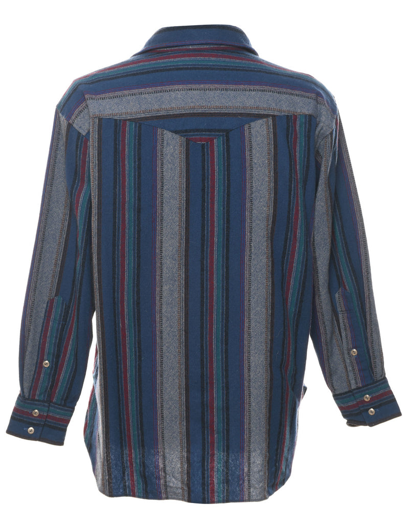 Wool Pendleton Multi-Colour Flannel Striped Shirt - XL