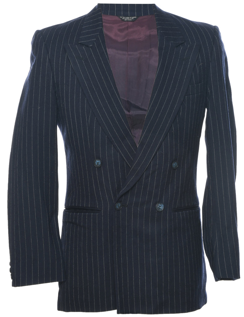 Wool Pinstriped Blazer - S