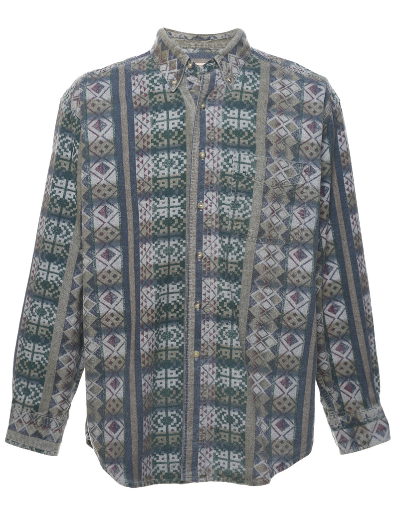 Woolrich Aztec Pattern Multi-Colour Shirt - L