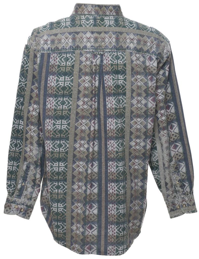 Woolrich Aztec Pattern Multi-Colour Shirt - L