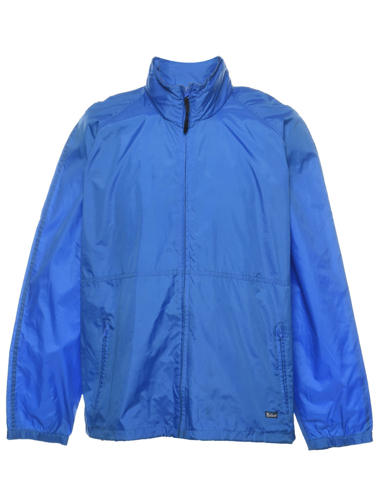 Woolrich Nylon Blue Zip-Front Jacket - XL
