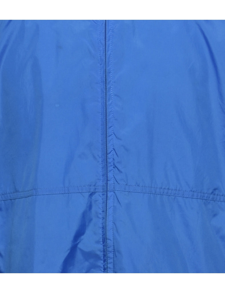 Woolrich Nylon Blue Zip-Front Jacket - XL
