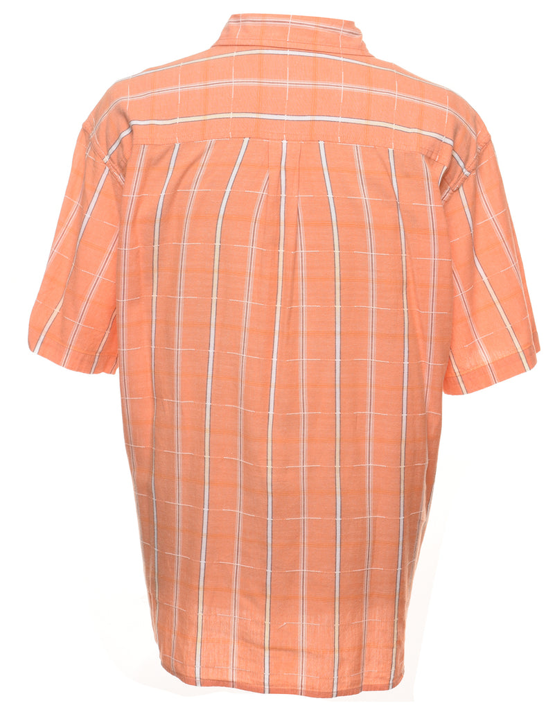 Wooolrich Orange Checked Shirt - XL