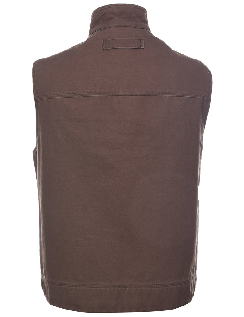 Workwear Brown Waistcoat - L