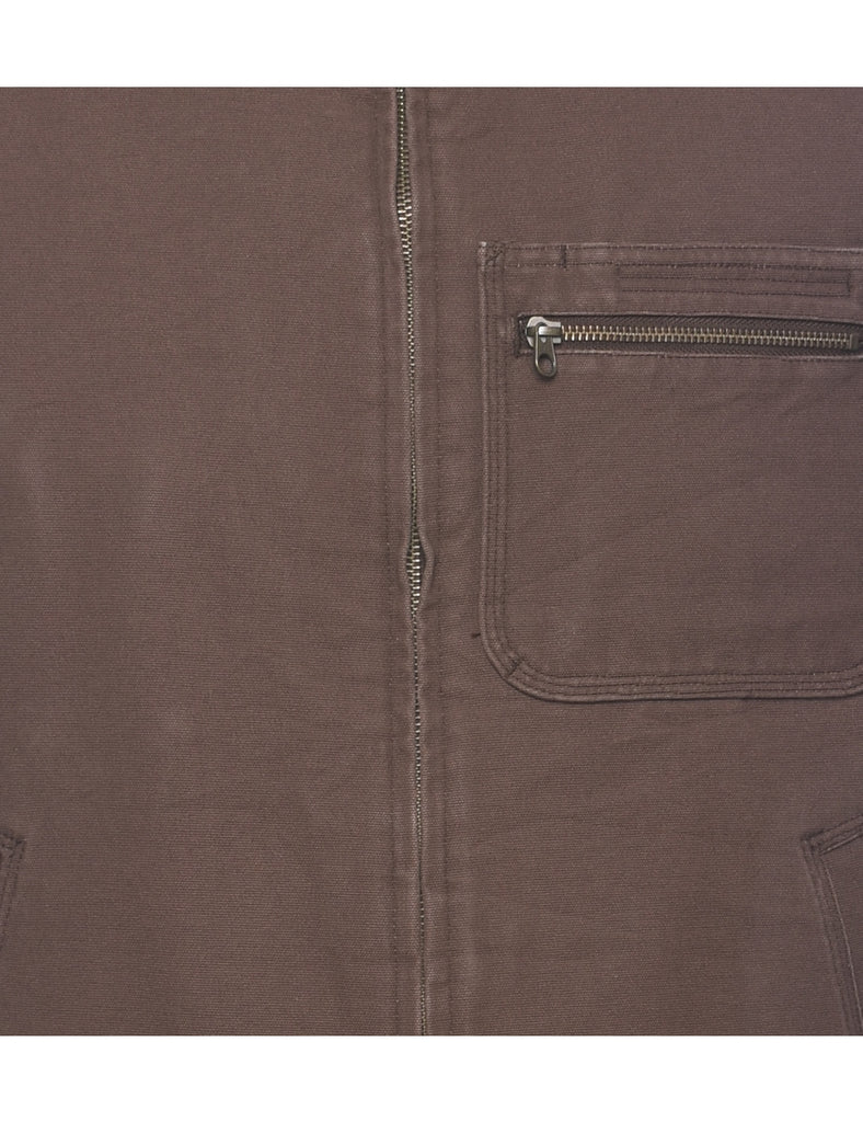 Workwear Brown Waistcoat - L