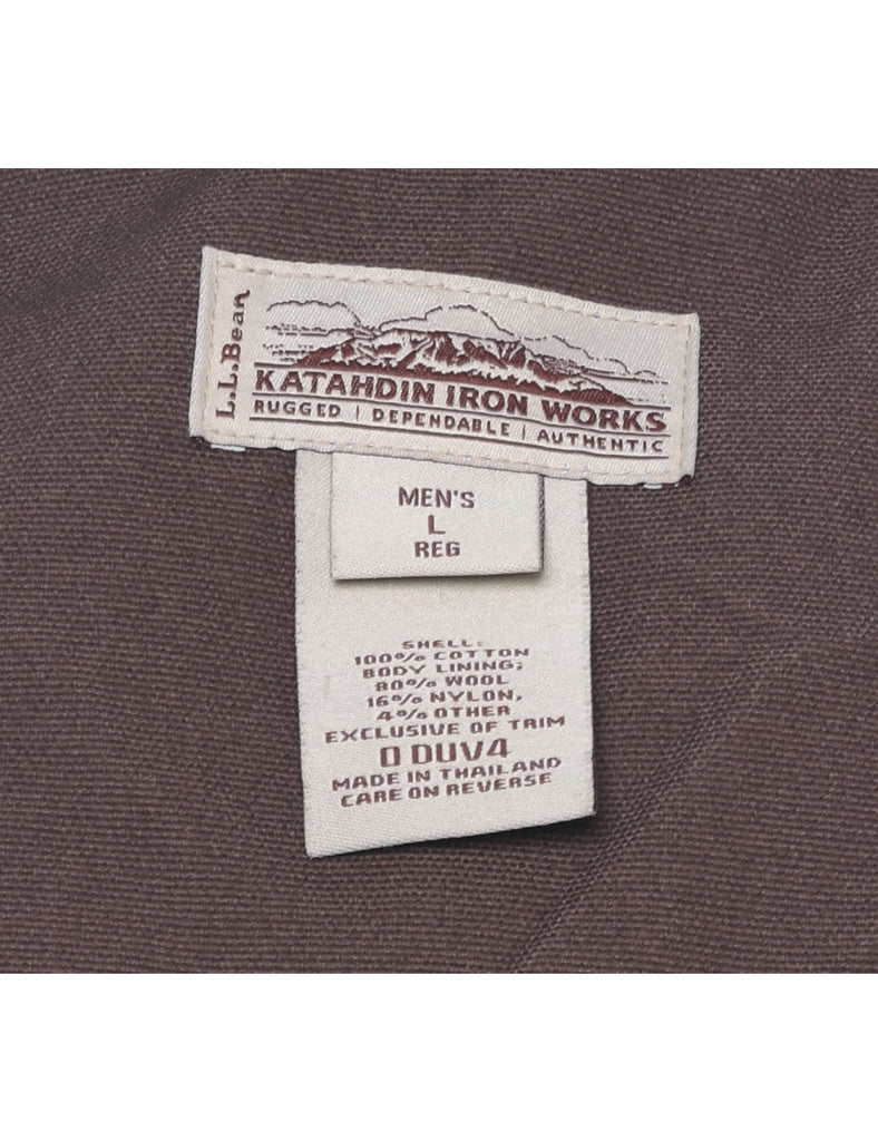 Workwear Brown Waistcoat - L