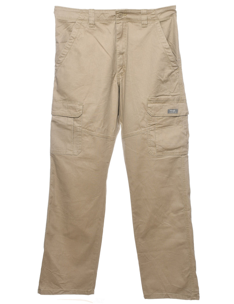 Wrangler Beige Cargo Trousers - W34 L32