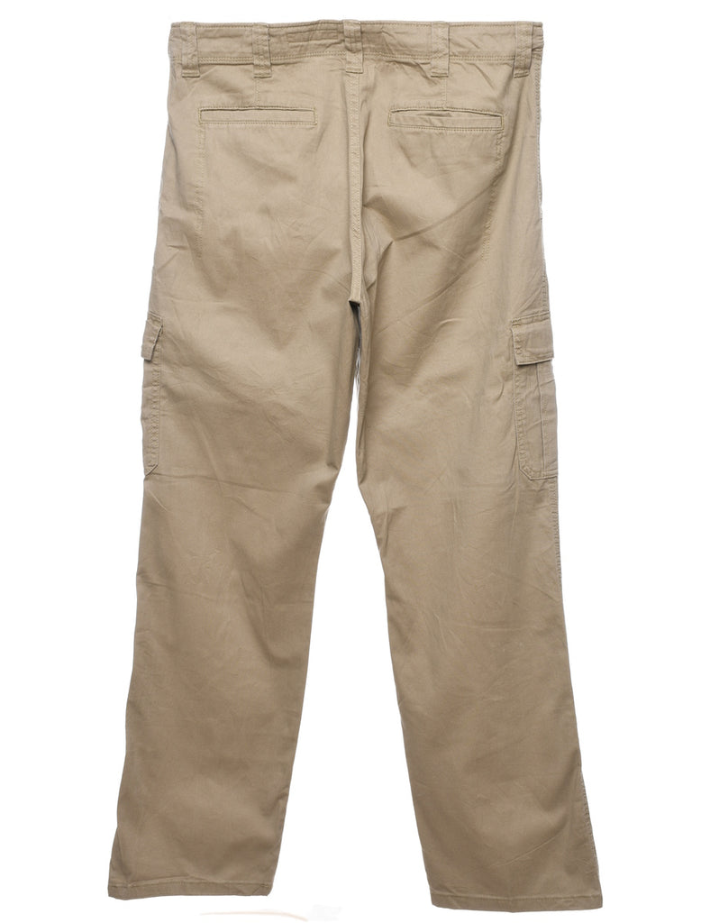 Wrangler Beige Cargo Trousers - W34 L32