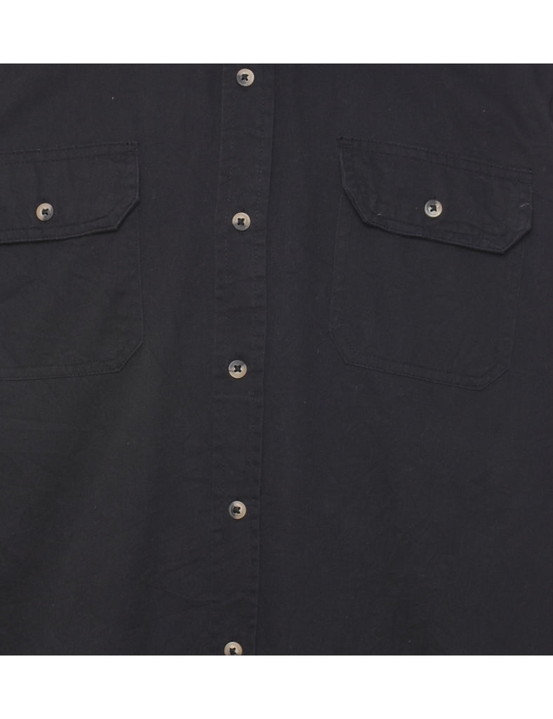 Wrangler Black Denim Shirt - L