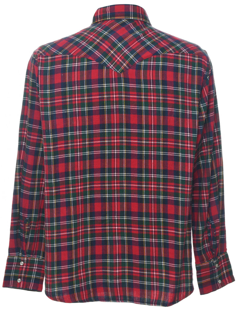 Wrangler Checked Multi-Colour Flannel Shirt - L