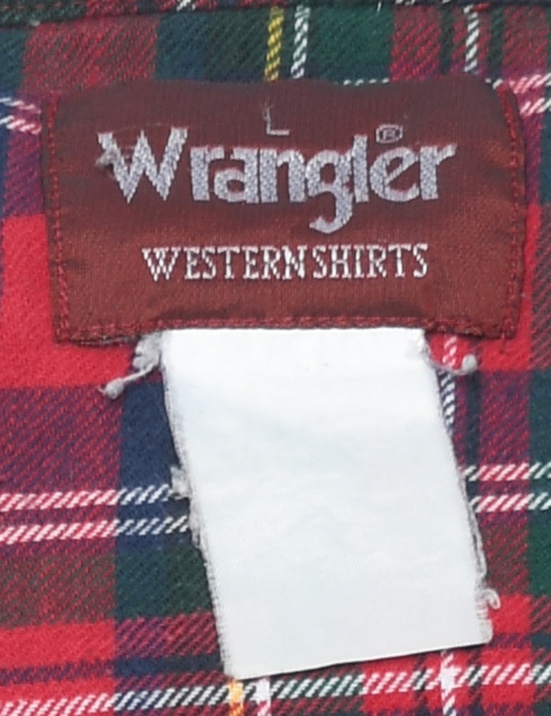 Wrangler Checked Multi-Colour Flannel Shirt - L