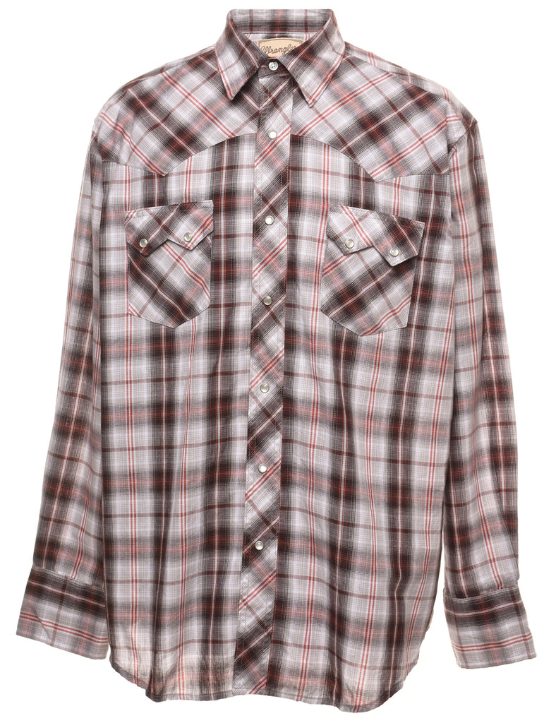 Wrangler Checked Shirt - L