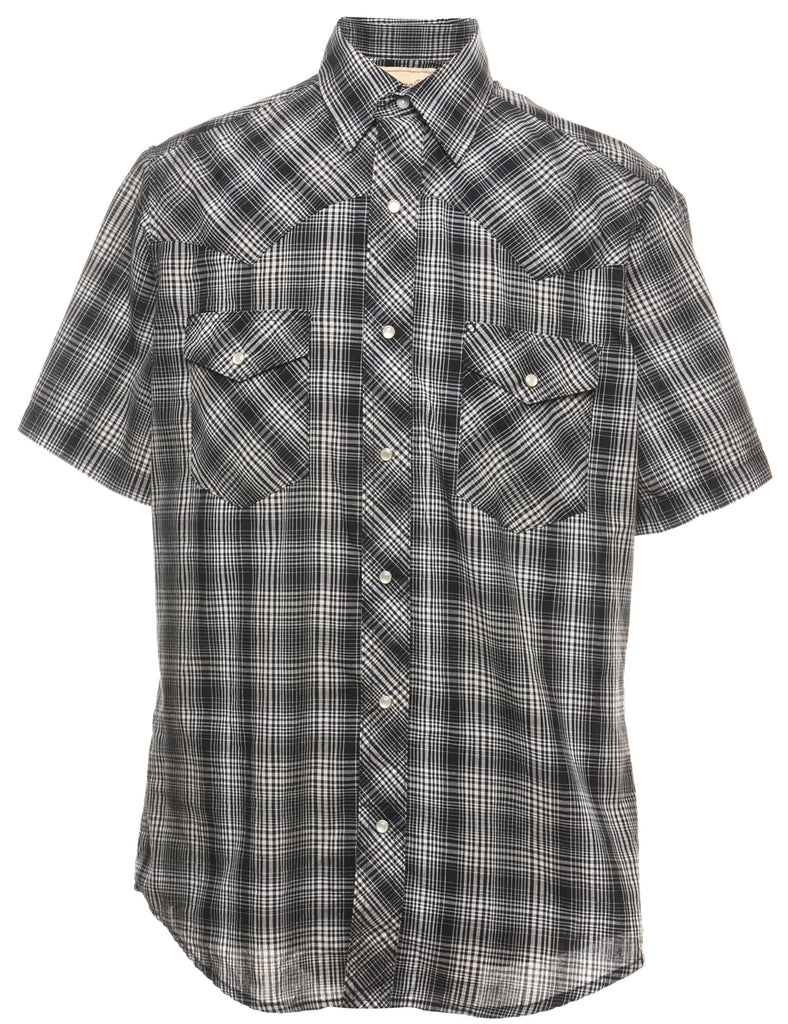 Wrangler Checked Western Shirt - M