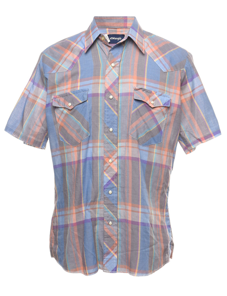 Wrangler Checked Western Shirt - M