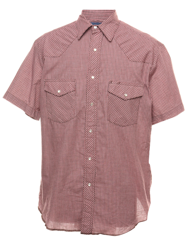 Wrangler Checked Western Shirt - M