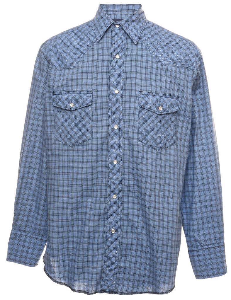 Wrangler Checked Western Shirt - M