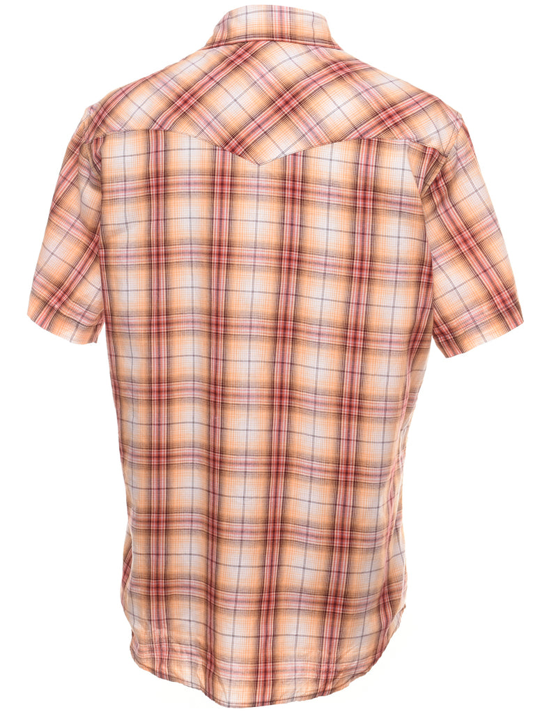 Wrangler Checked Western Shirt - M