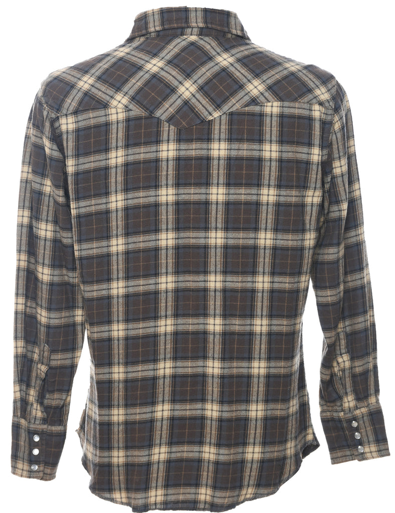 Wrangler Checked Western Shirt - M