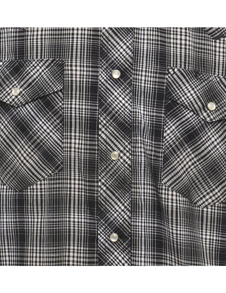 Wrangler Checked Western Shirt - M