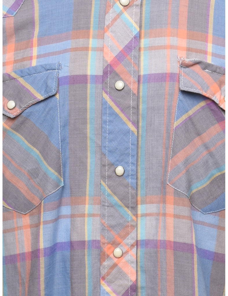 Wrangler Checked Western Shirt - M