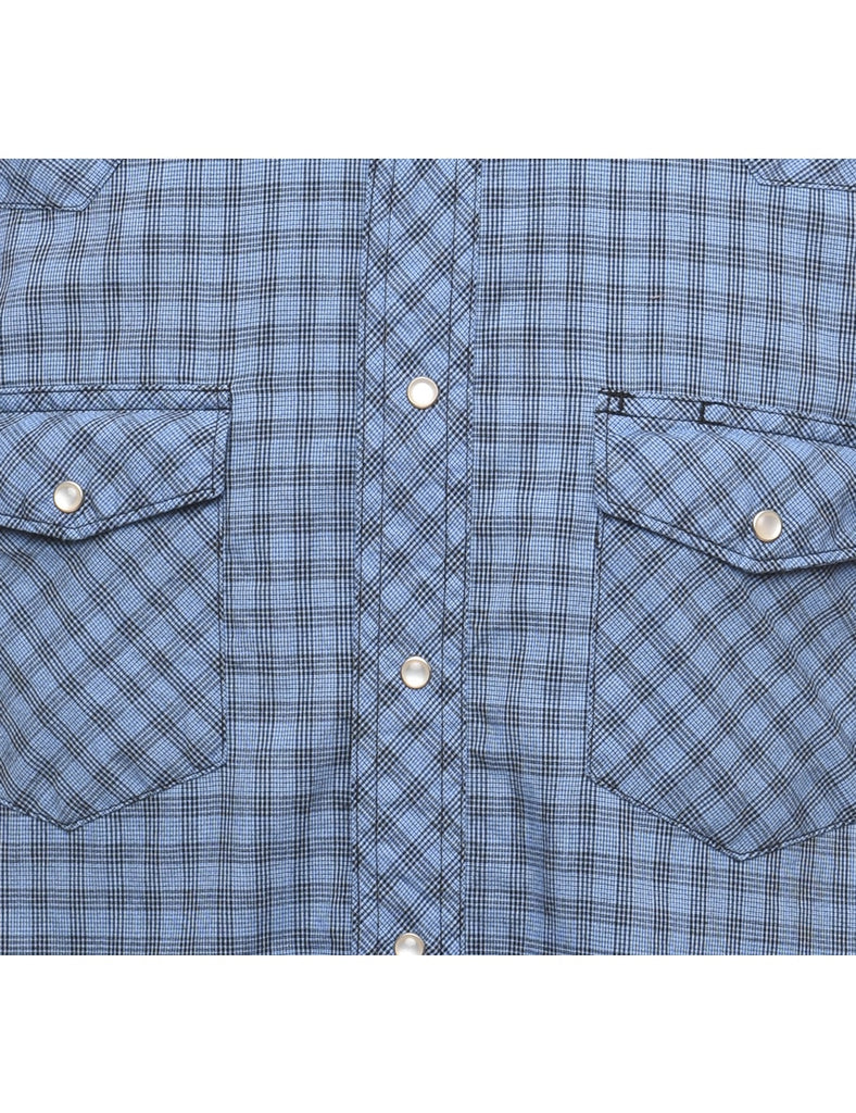 Wrangler Checked Western Shirt - M