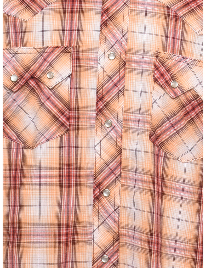 Wrangler Checked Western Shirt - M