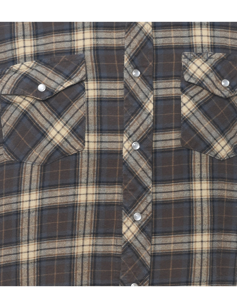 Wrangler Checked Western Shirt - M