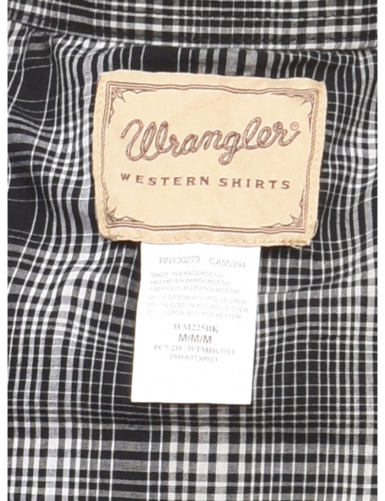 Wrangler Checked Western Shirt - M