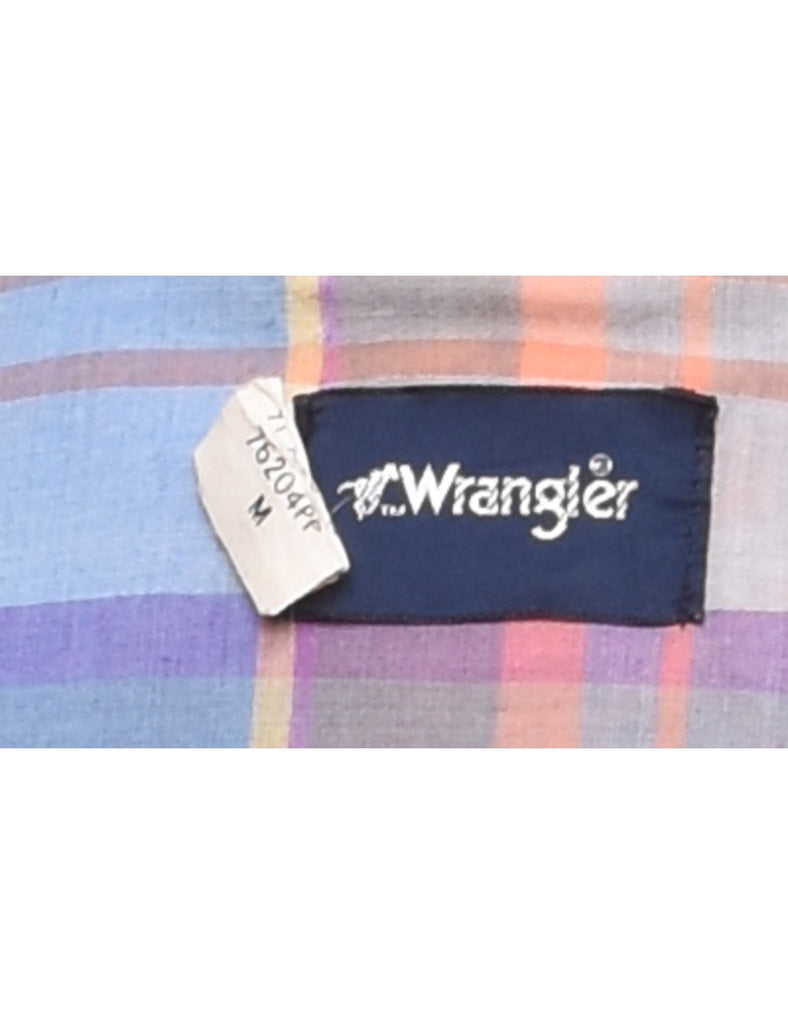 Wrangler Checked Western Shirt - M
