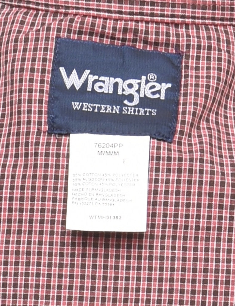 Wrangler Checked Western Shirt - M